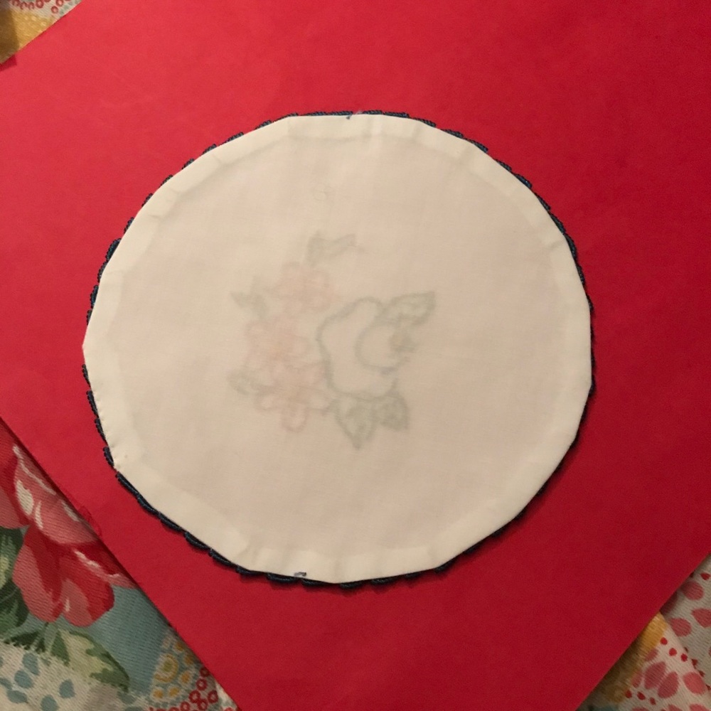 Handmade / Hand Stitched Doily - Picture 5 of 6